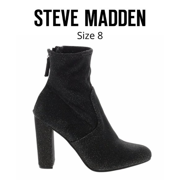 Steve Madden Shoes - Steve Madden Sparkled Heeled Booties